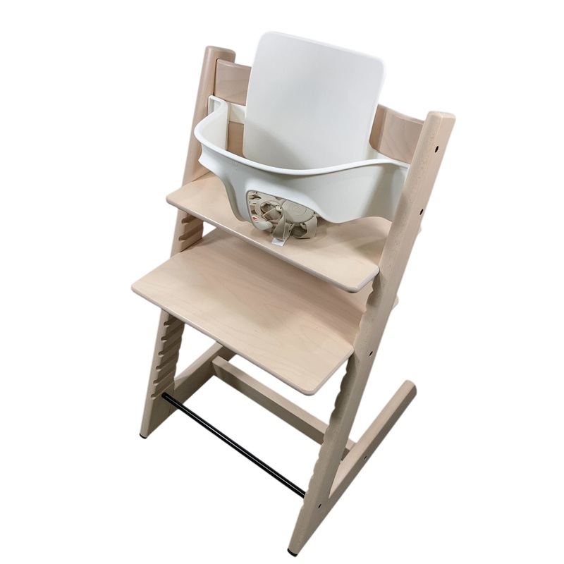 Stokke Tripp Trapp High Chair With Baby Set, Whitewash