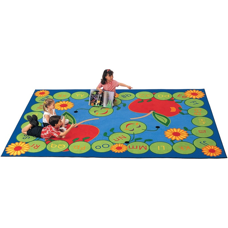 ABC Caterpillar Rug (8’4″ x 11’8″ Rectangle)