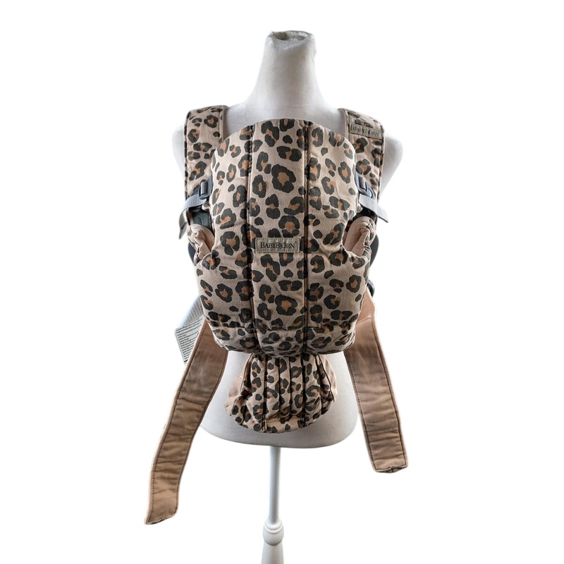 BabyBjorn Baby Carrier Mini, Beige/Leopard Cotton
