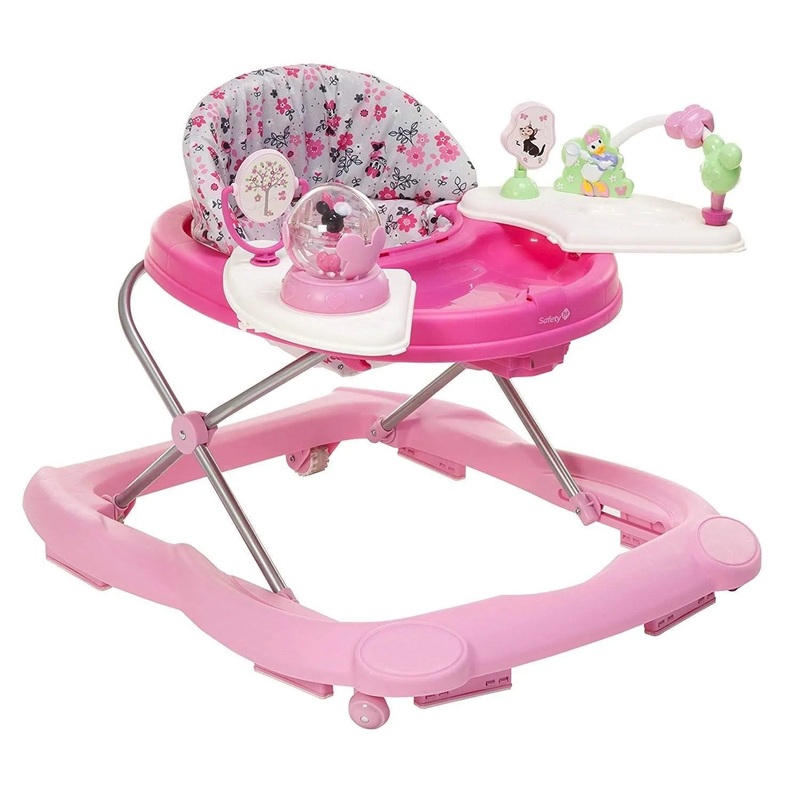 Disney Baby Minnie Mouse Music and Lights Baby Walker with Activity Tray (Garden Delight) Garden Delight Minnie