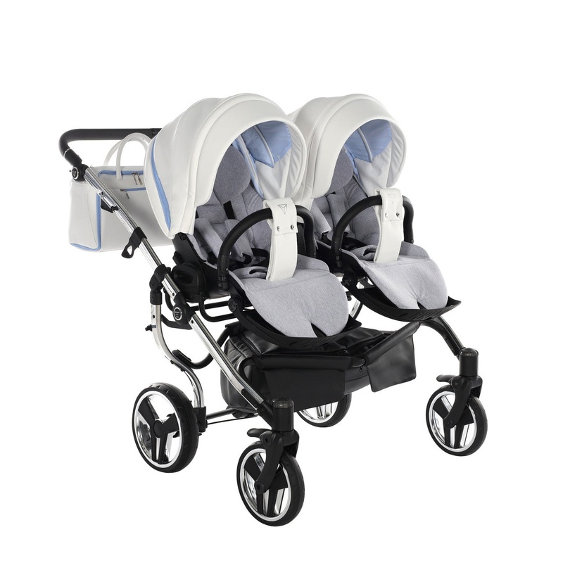 JUNAMA CANDY BLUE DUO – 2IN1 (2 X CARRYCOTS & 2 X SEAT UNITS)