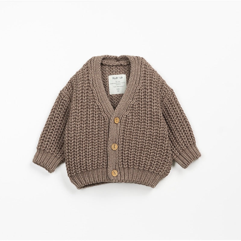 Knitted Cardigan – Brown