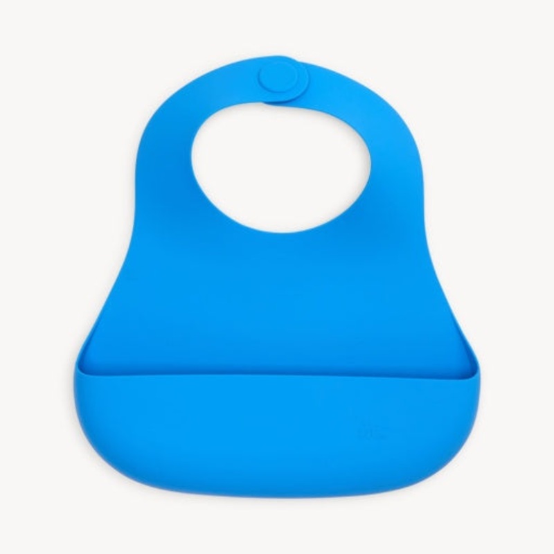 Magnetic Me Marine Blue Silicone Bib
