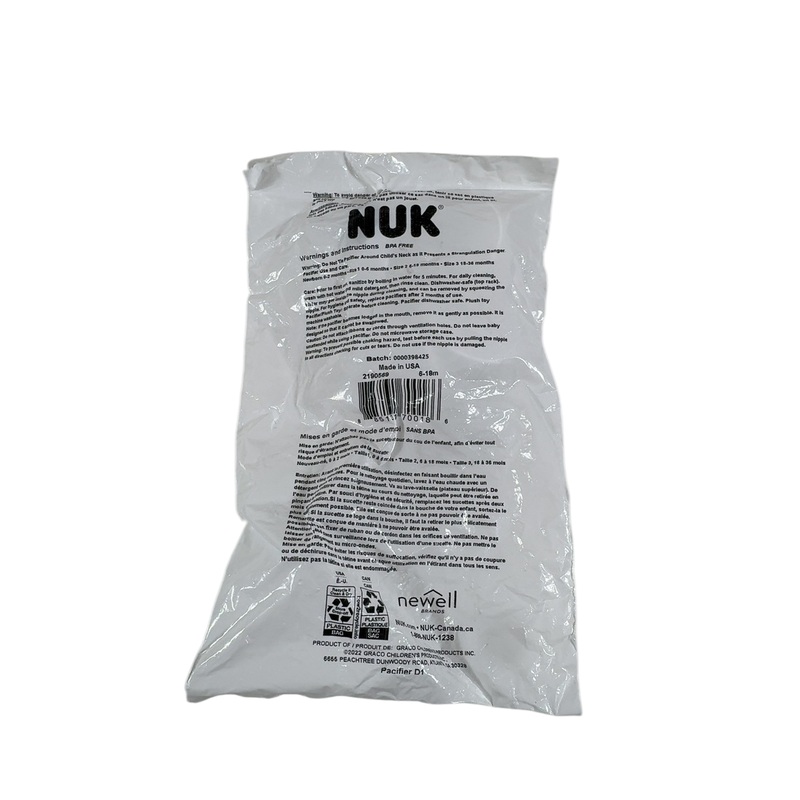 NUK Orthodontic Pacifiers, 6-18 Months, 5 Pack, Neutral