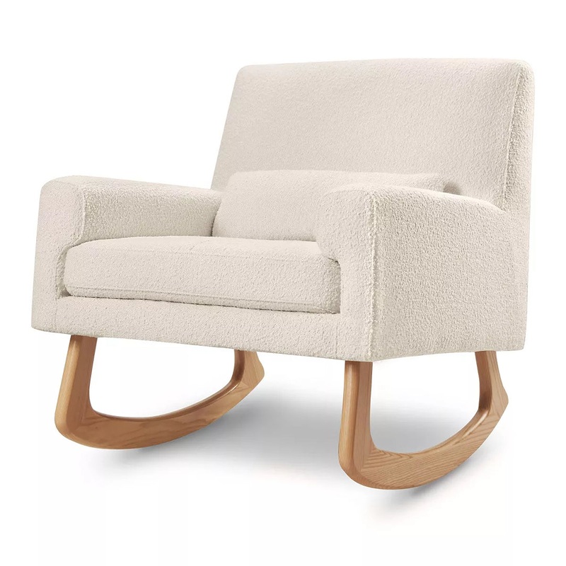 Sleepytime Rocker with Light Legs – Ivory Boucle