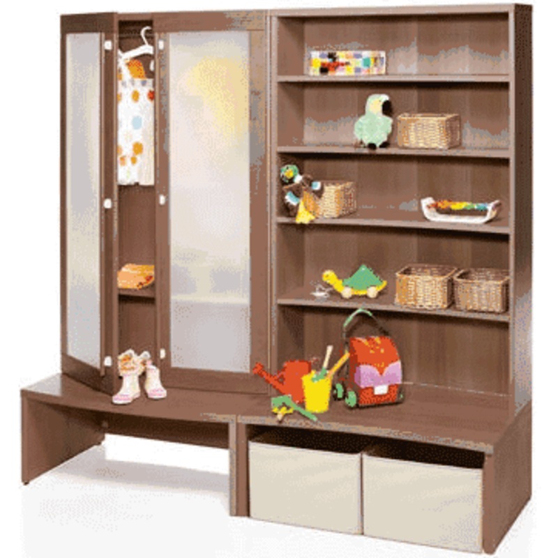Stokke Keep Storage Unit Complete – Walnut