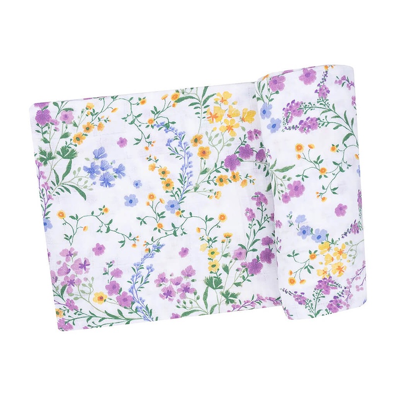 Swaddle Blanket – Cottage Climbing Floral