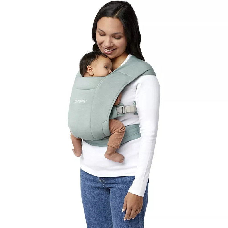 Embrace Cozy Knit Newborn Carrier for Babies – Jade