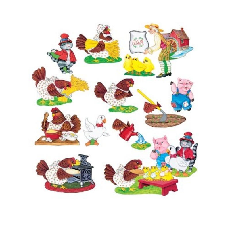 Fairy Tales Flannelboard Set – Little Red Hen
