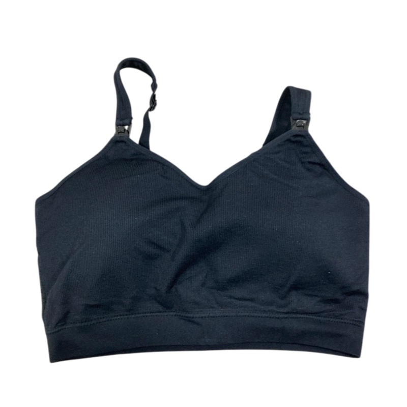 Kindred Bravely Mia Maternity & Nursing Lounge Bra, Black, L-Busty
