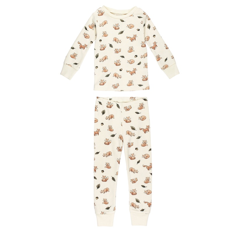 Lovedbaby – Organic Long Sleeve Pajama Set – Foxy