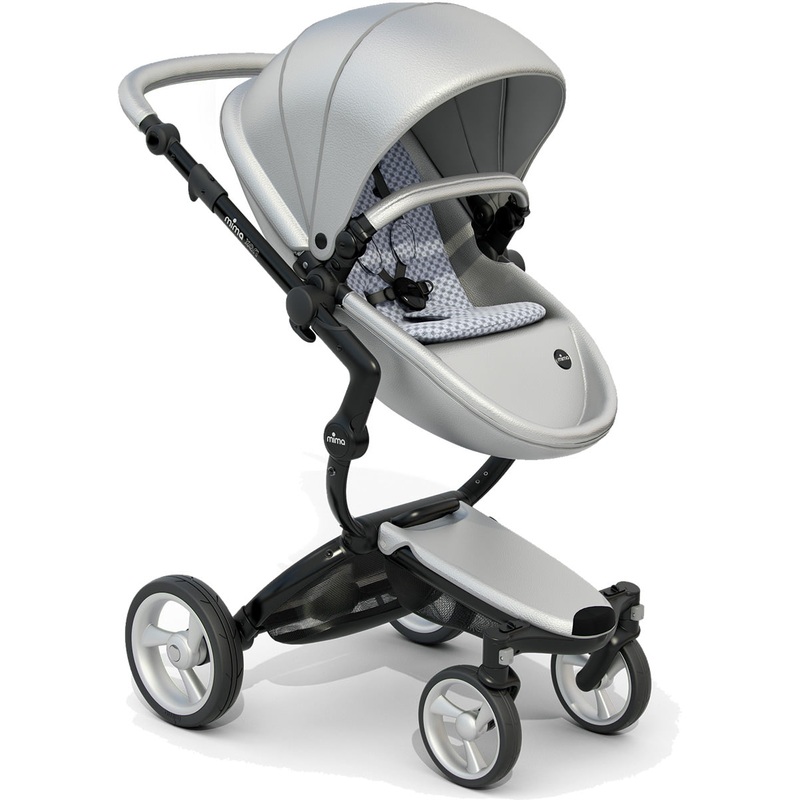 Mima Xari Complete Stroller, Black – Argento / Retro Blue