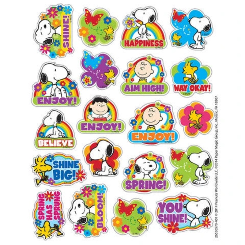 Peanuts Spring Stickers