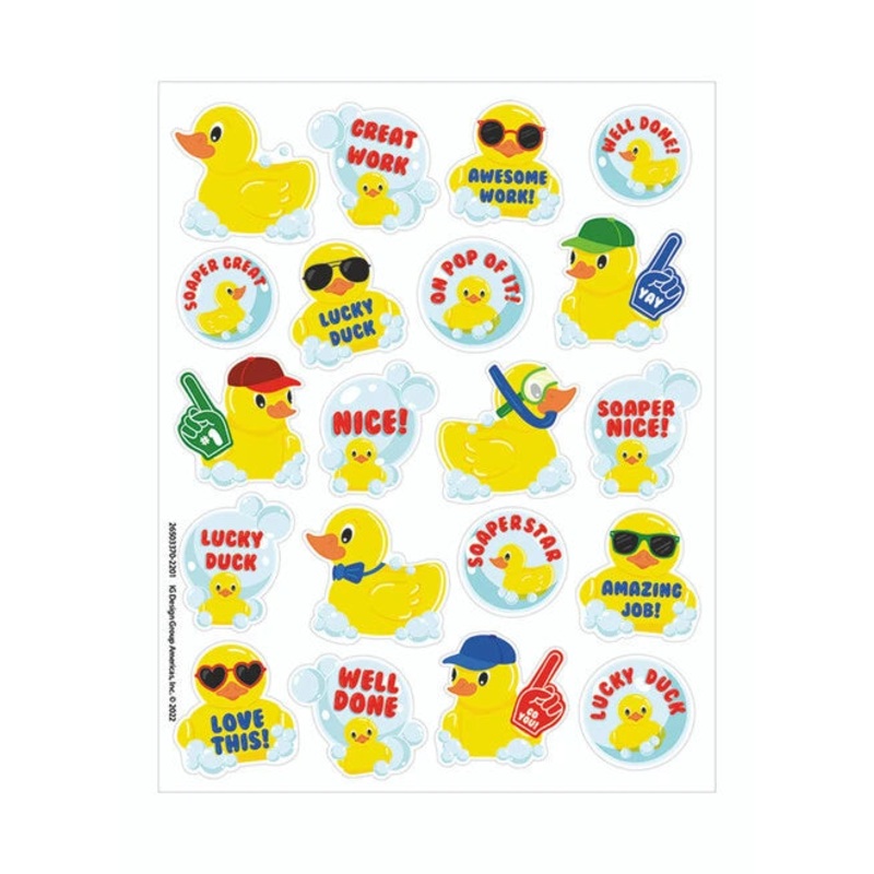 Rubber Duckies Scented Stickers
