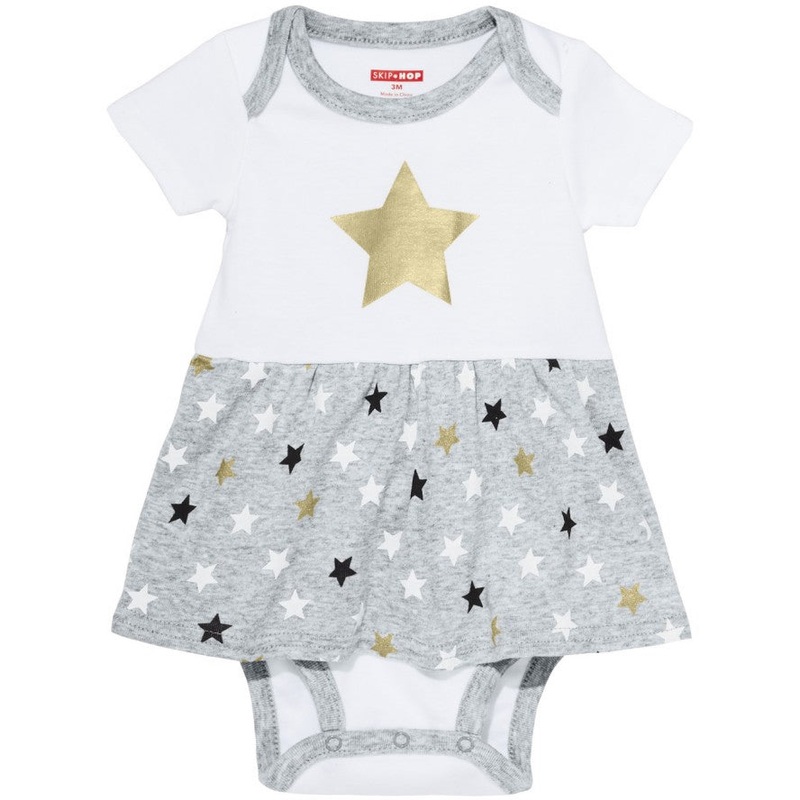 Skip Hop Star-Struck Skirted Short Sleeve Bodysuit