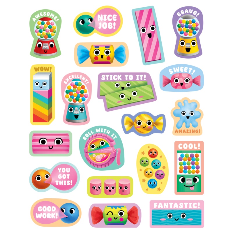 Bubble Gum Smelly Stickers