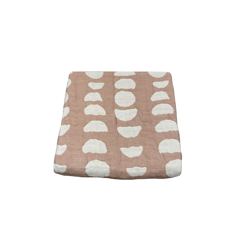 Crane Baby Cotton Muslin Jacquard Blanket, Copper Moon