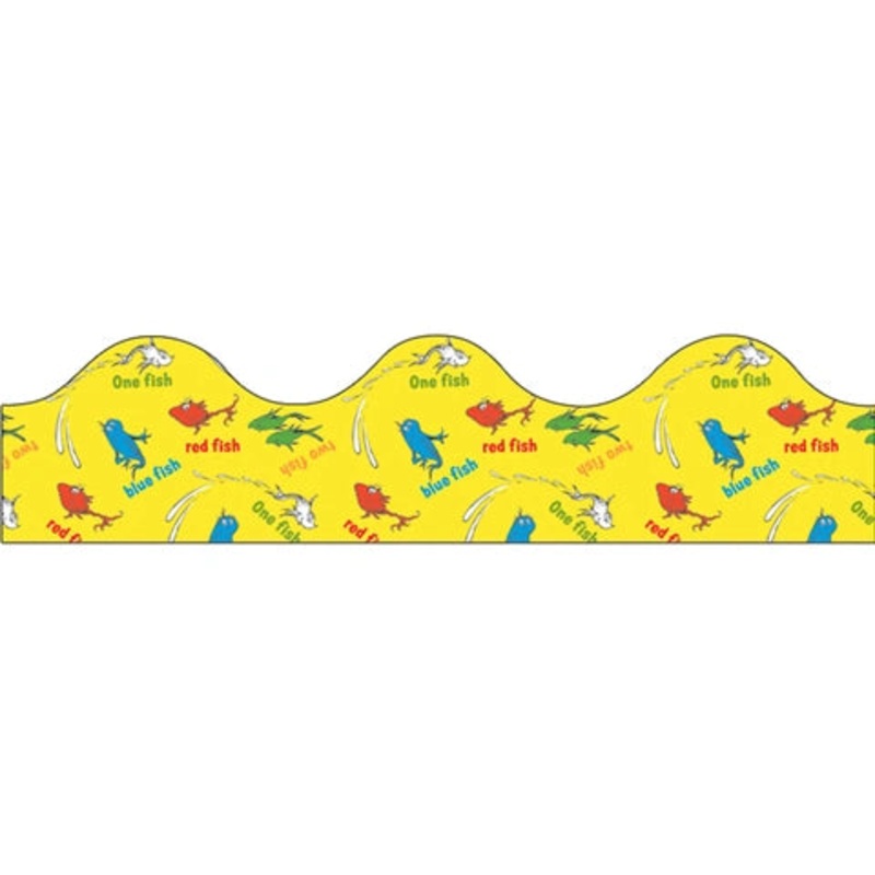 Dr. Seuss One Fish, Two Fish Deco Trim