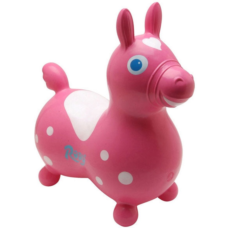 Gymnic Rody Inflatable Hopping Ride-On Horse – Pink