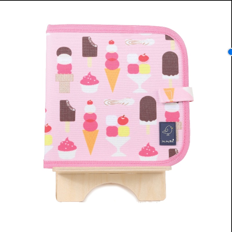 Jaq Jaq Bird Ice Cream Activity Wipe Wet +Dry Book