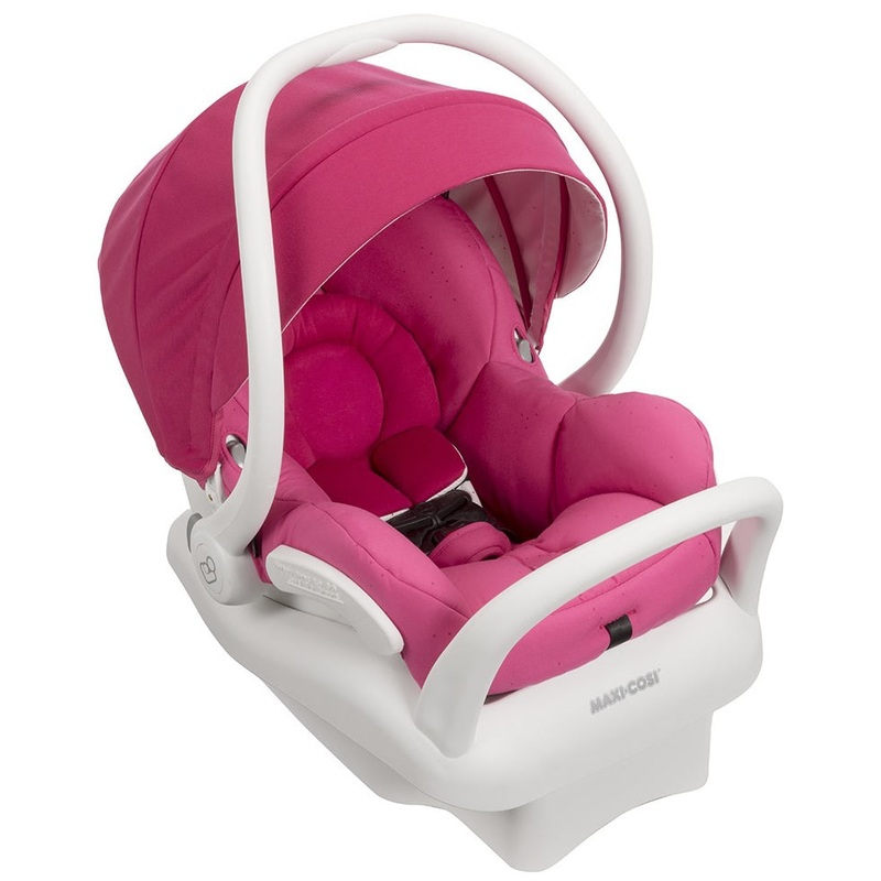 Maxi Cosi Mico Max 30 Infant Car Seat, White Collection – Pink Berry