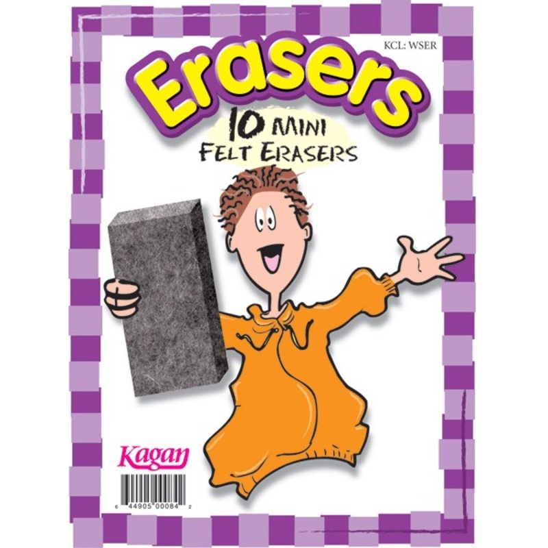 Mini Felt Erasers (Set of 10)
