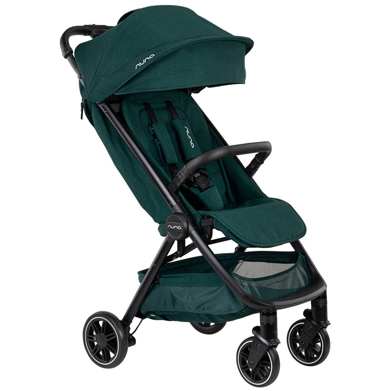 Nuna TRVL Self-Folding Compact Stroller – Lagoon