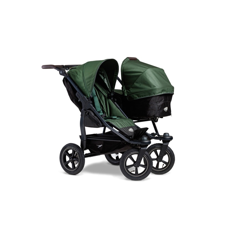 TFK duo2 twin and sibling stroller – combi unit/sport unit – Olive