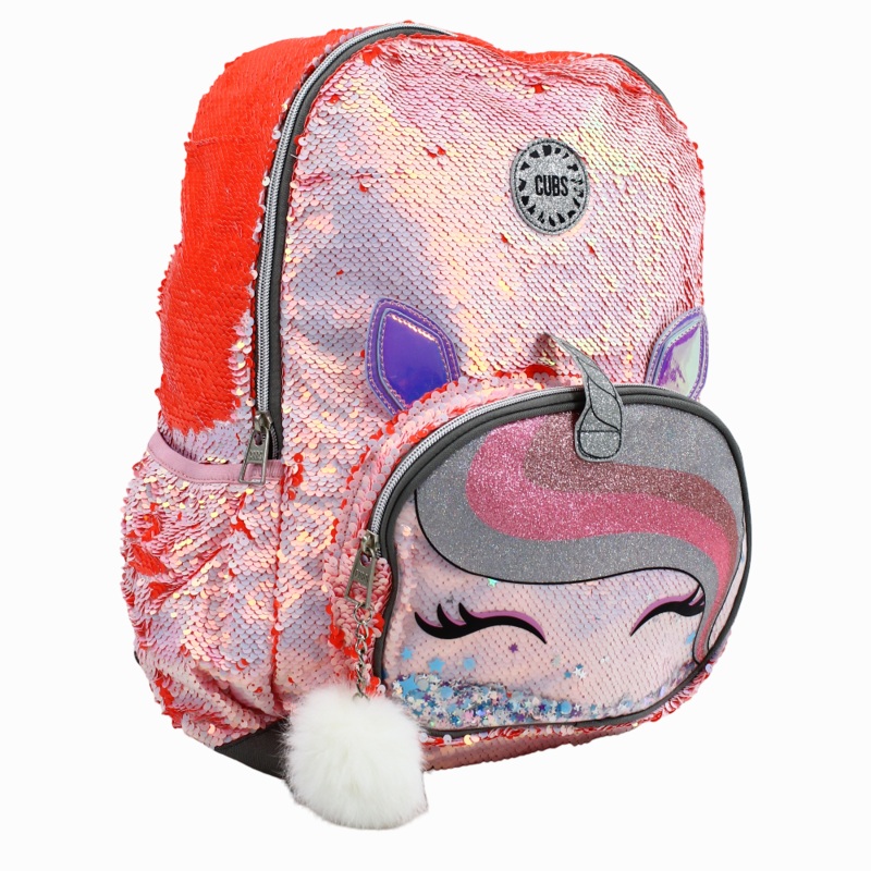 Unicorn Lashes Glitter Pocket Purple Pink- 18 INCH