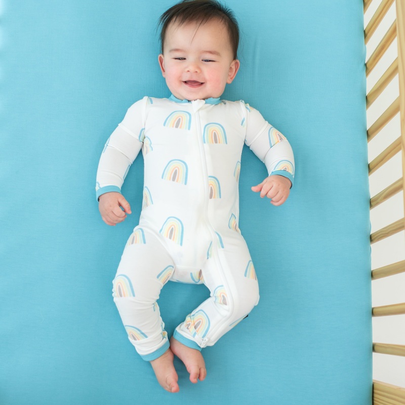 Zippered Romper in Makai Rainbow