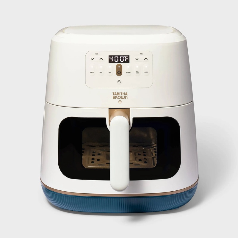 8qt Digital Air Fryer Cream (See Description)