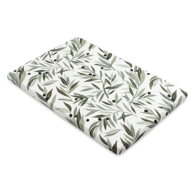 All-Stages Bassinet Sheet- Olive Branches