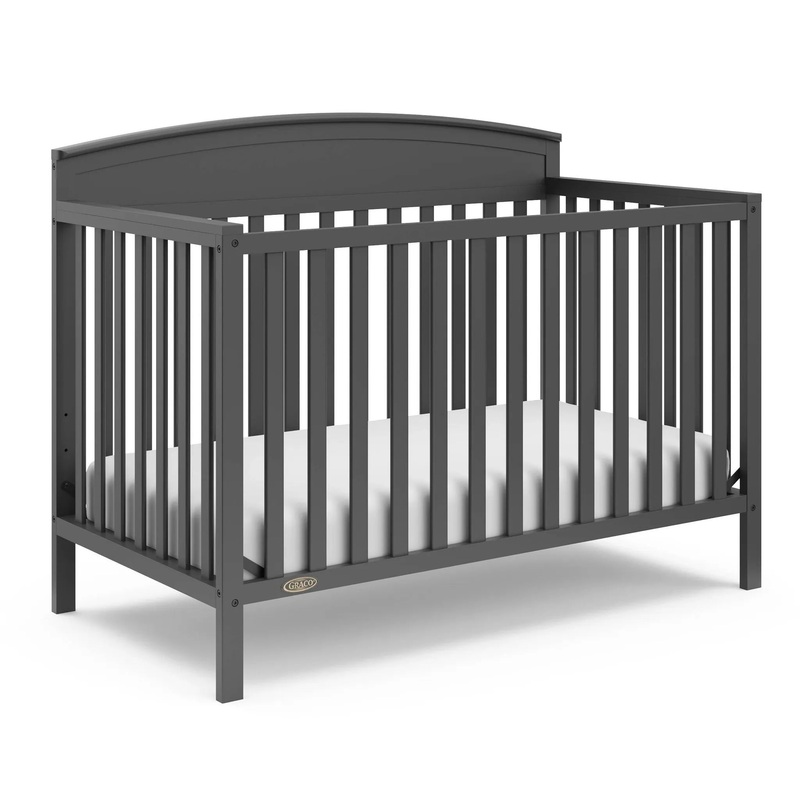 Benton 5-in-1 Convertible Crib – Gray