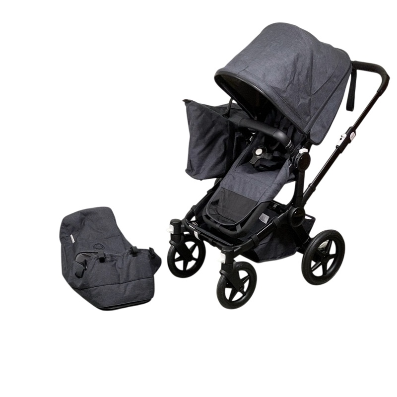 Bugaboo Donkey 5 Mono Stroller, Black, 2023, Mineral Collection – Washed Black