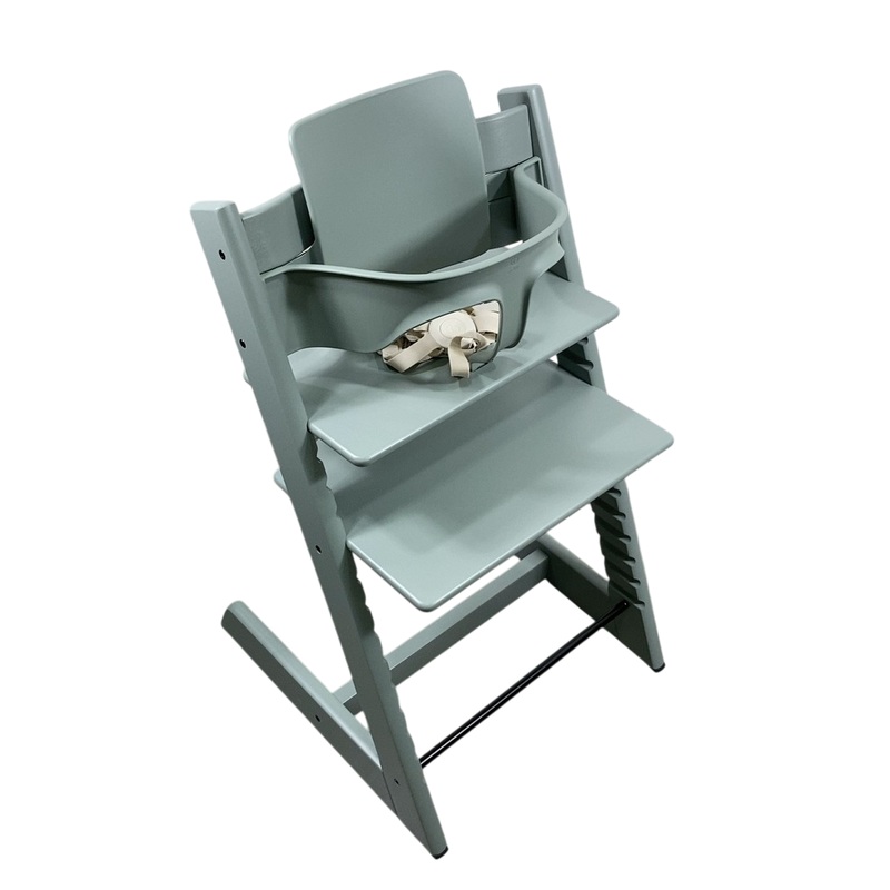 Stokke Tripp Trapp High Chair With Baby Set, 2, Glacier Green
