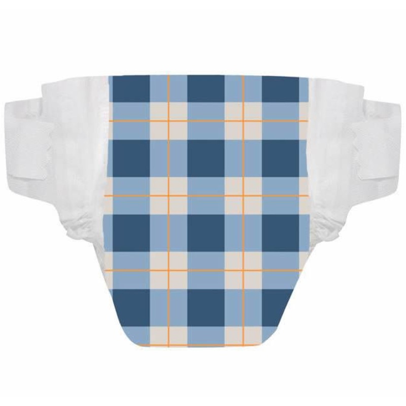 The Honest Company Diaper Pack in Navy Flannel – Size 6 (35+ lbs)