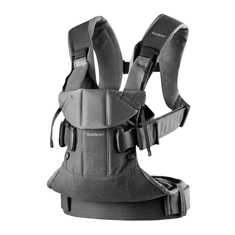 Baby Carrier One, Cotton – Denim Grey/Dark Grey
