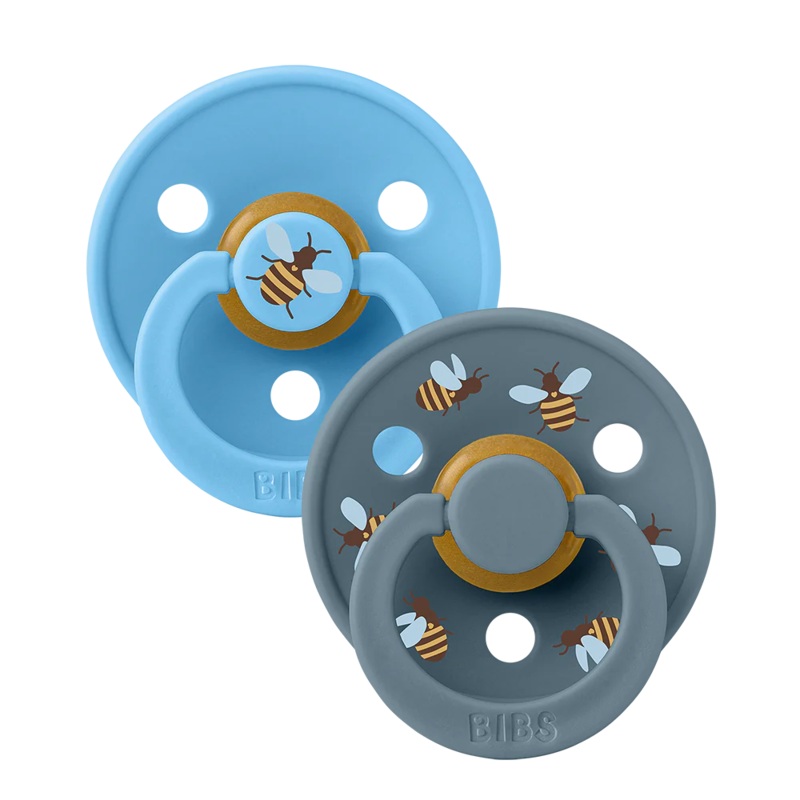 BIBS Studio Colour 2 Pack – Bumblebee – Breeze + Petrol