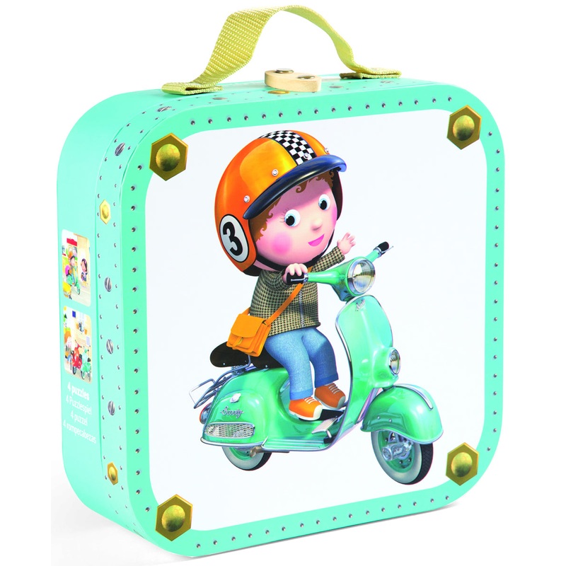 Janod 4 in 1 Puzzle – Walter’s Scooter