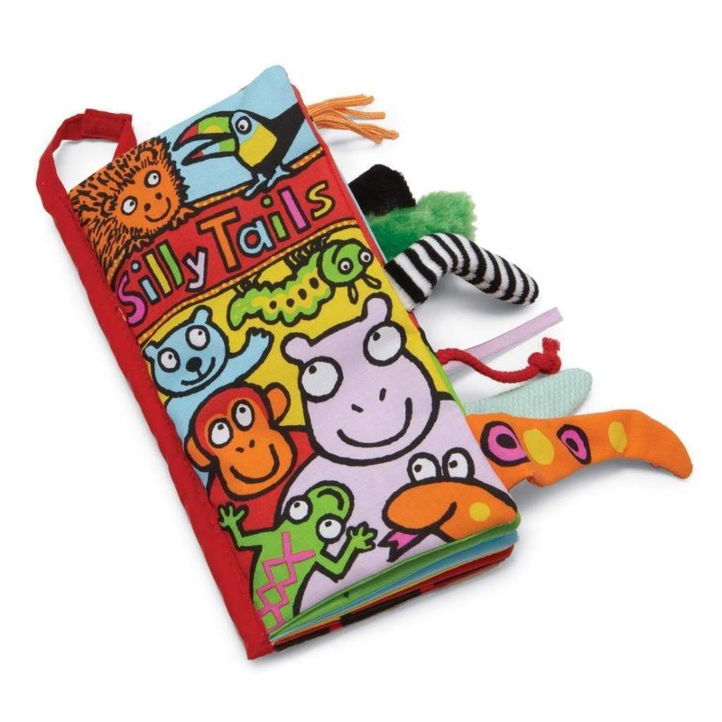 Jellycat Silly Tails Soft Book
