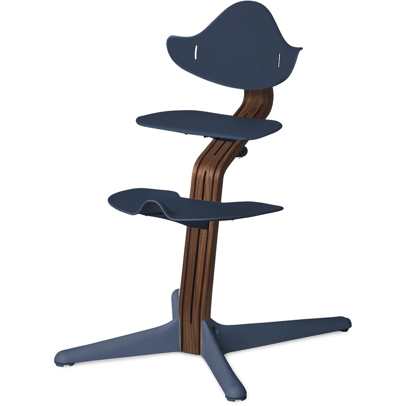 Nomi Chair – Navy  /  Walnut