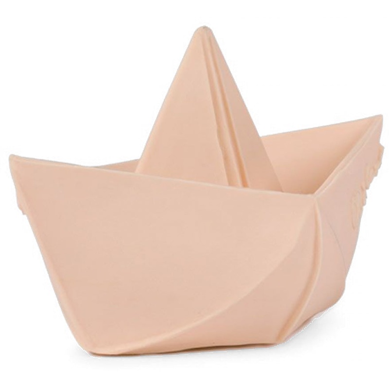 Oli & Carol Origami Boat Bath Toy – Blush