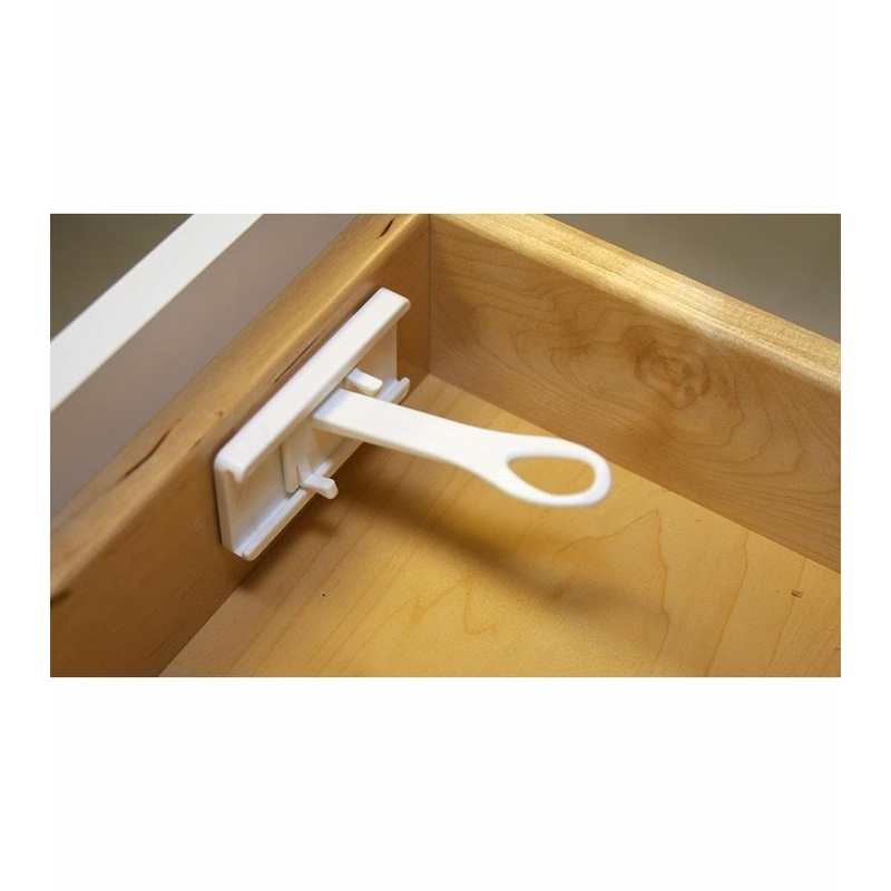 Qdos SureCatch Top Drawer Adhesive Latches (4 Pack)