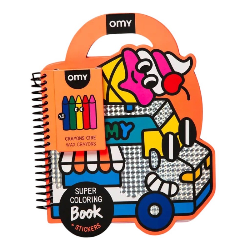 Yummy Super Coloring with Sticker Book
