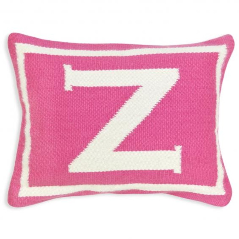 Jonathan Adler Junior Letter Z Pillow in Pink