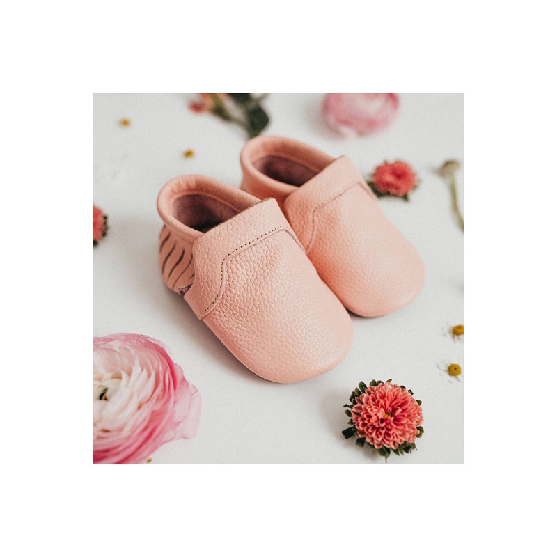 Little Love Bug Bubble Gum Pink Original Moccasin