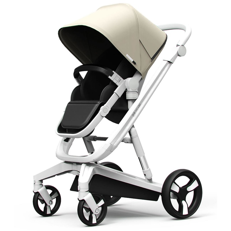 Milkbe Lullaby Auto Stopping Stroller – Beige