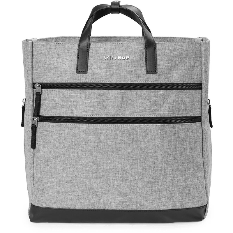 Skip Hop Trio Convertible Backpack Diaper Bag – Grey Heather