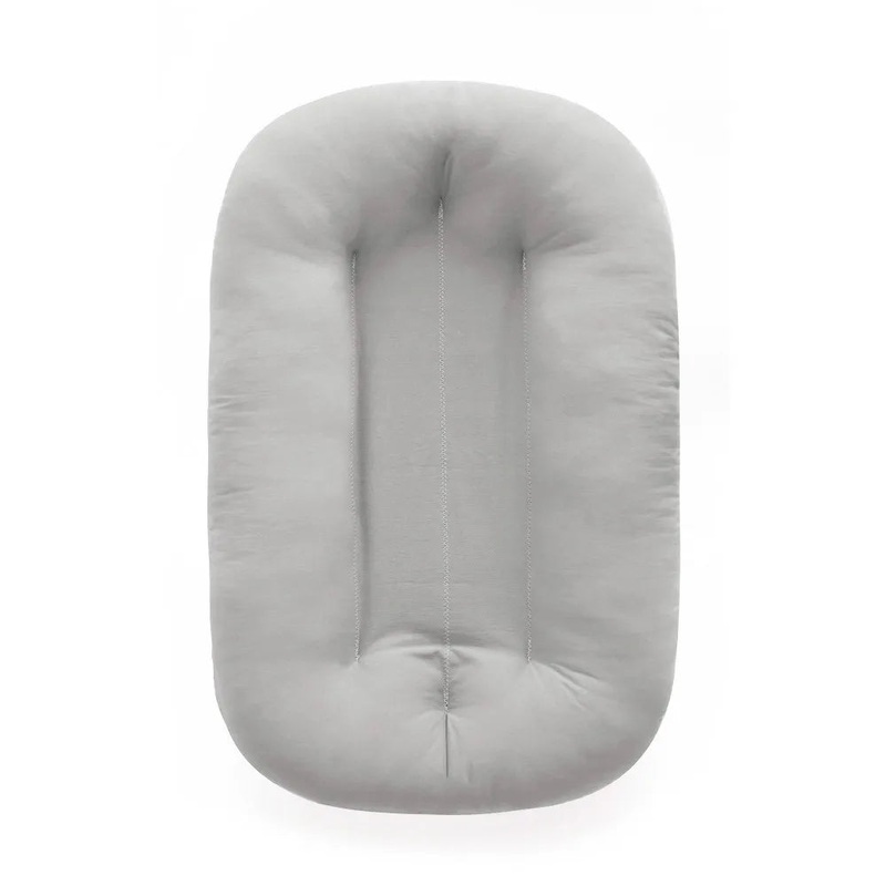 Snuggle Me Organic Infant Lounger – Stone (Imperfect – See Description)