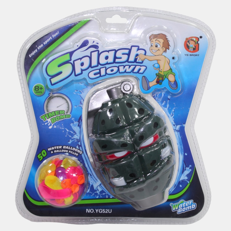 Water Balloon  Bomb Shape  Olive Green